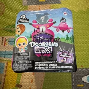 Disney Doorables Let's Go Road Trip Vehicle - Pink and Black
